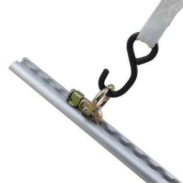 Federbelastete Verriegelungsgurt mit doppelter Bolzenanpassung-Aluminium-L-Track-System