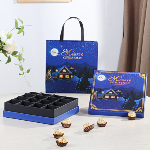 Luxury Cardboard Gift Packaging Chocolate Box with Dividers