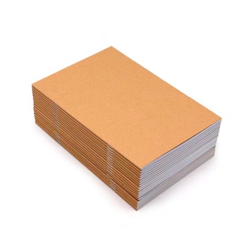 Custom Logo Kraft Paper Sewing Journals Notebooks - A5 B5 Grid Blank Lined for Students