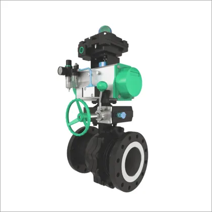 High Pressure Pneumatic O-type Ball Valve