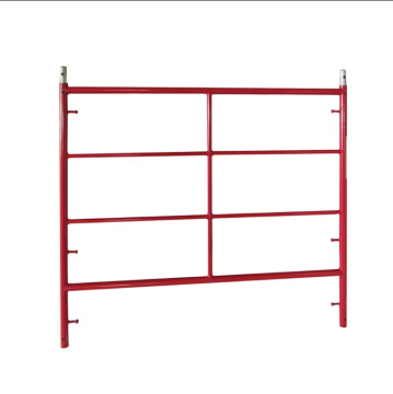 Galvanized H-Type Construction Scaffold Main Frame with HDG: Safe Building Platform