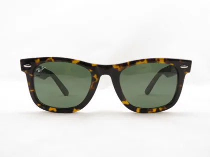 Tortoise Frame Ray Ban Wayfarer Sunglasses Acetate Frame Crystal Lens Rb2140 902
