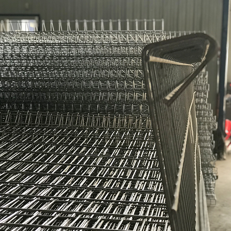 galvanized roll top welded wire mesh fencing panel