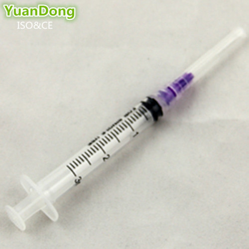 Luer Lock Ống tiêm 3 ML dùng một lần với kim