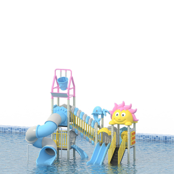 Hot Selling Outdoor Play Equipment: Plastic Slide and Tube Facilities for Water Parks