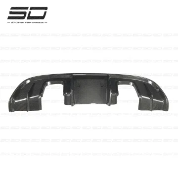 Dry Carbon Fiber Rear Diffuser Lip Kit for Porsche Cayman 718 Boxster