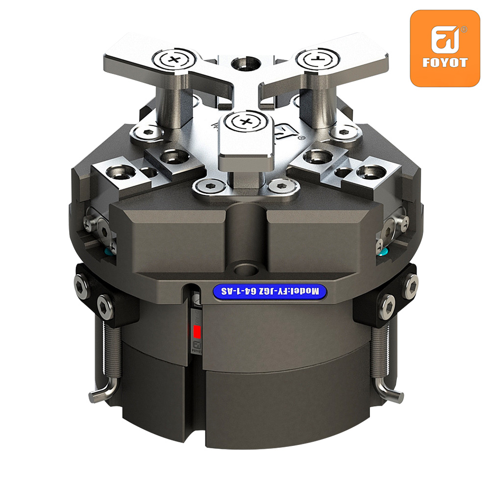 Высокоточный пневматический захват с тремя захватами для электроники