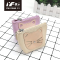 Custom cute cartoon cat PU pencil case