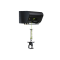 Air-suspended winch drone cargo descent device