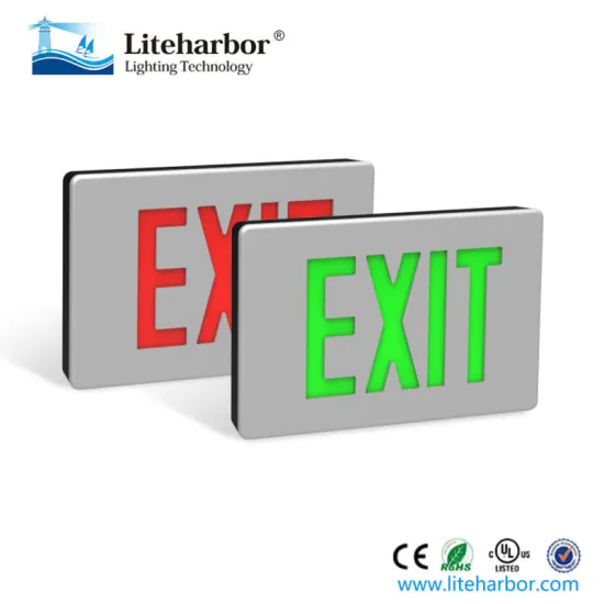 Aluminum LED exit sign lighting Die Cast Aluminum housing 5w with 2-year