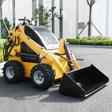 China Manufacturer EPA 4 EURO 5 Diesel Gasoline Mini Skid Steer Loader with Free Shipping