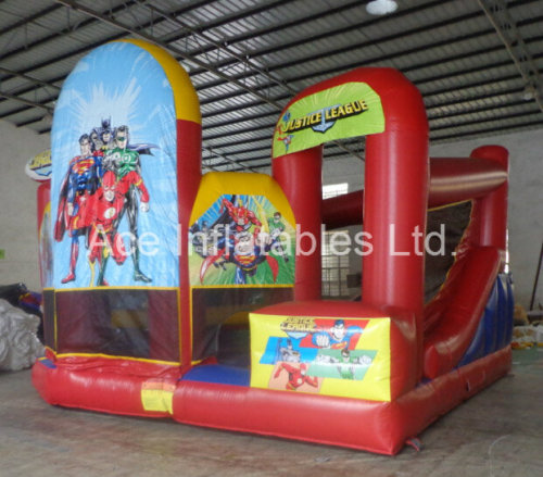 Commercial Grade Inflatable Superhero Castle