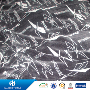 Custom sublimation printed polyester spandex textured fabric for pajamas