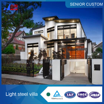 reasonable price prefab light steel frame house villa