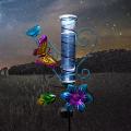 Butterfly Rain Gauges with Solar Lights