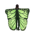 Butterfly Wings Chusta Fairy Miękka tkanina dla kobiet Party Nimfy kostium akcesoria