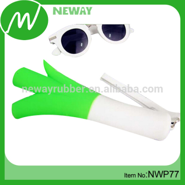 Novelty Scallion Design Silicone Coin purse