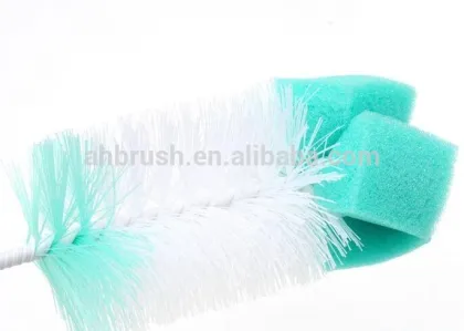 New design nylon brush,plastic bottle brush,long bottle brush