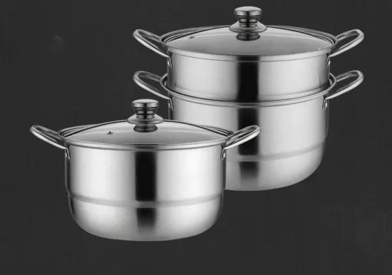 Stainless Steel Double Soup Steamer