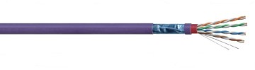 F/UTP shielded CAT 6A Twisted Pair Installation Cable fluke tested systimax cat6 cable