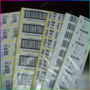 Barcode sticker, lable sticker waterproof made in China