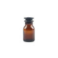 Bouche large bouteille de réactif ambré avec bouchon de 30 ml