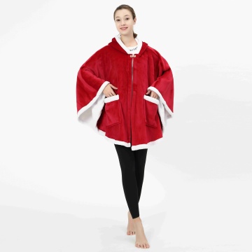 Adult Warm Flannel Wool Wearable Blanket