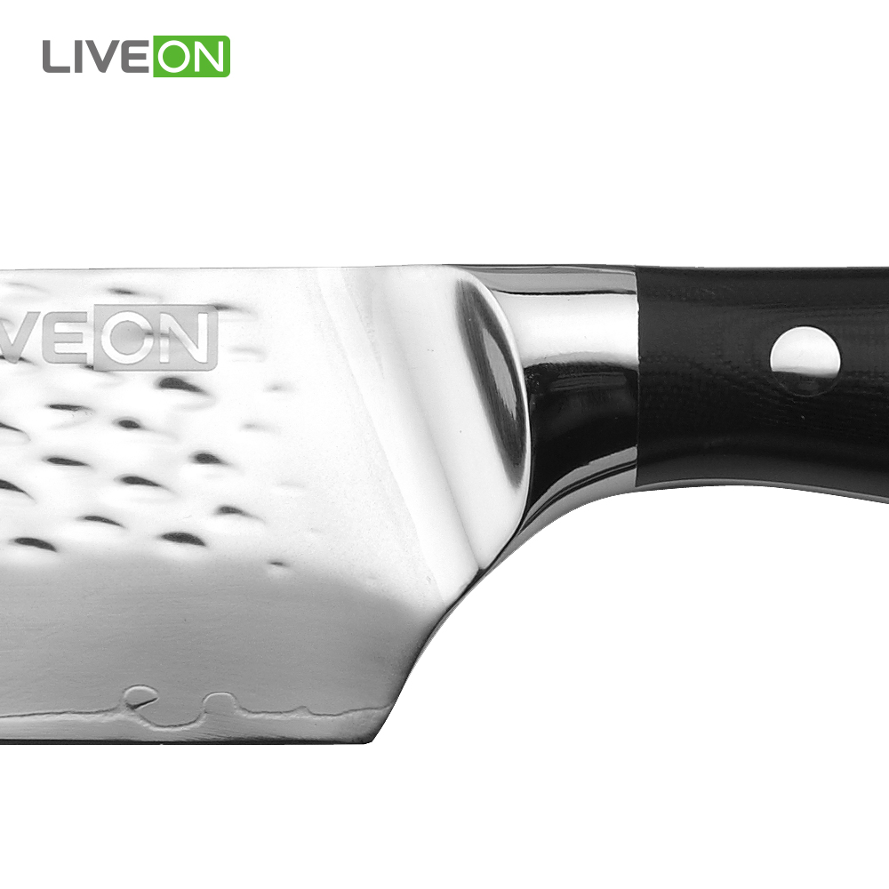 Coltello Santoku in acciaio inox da 7 pollici