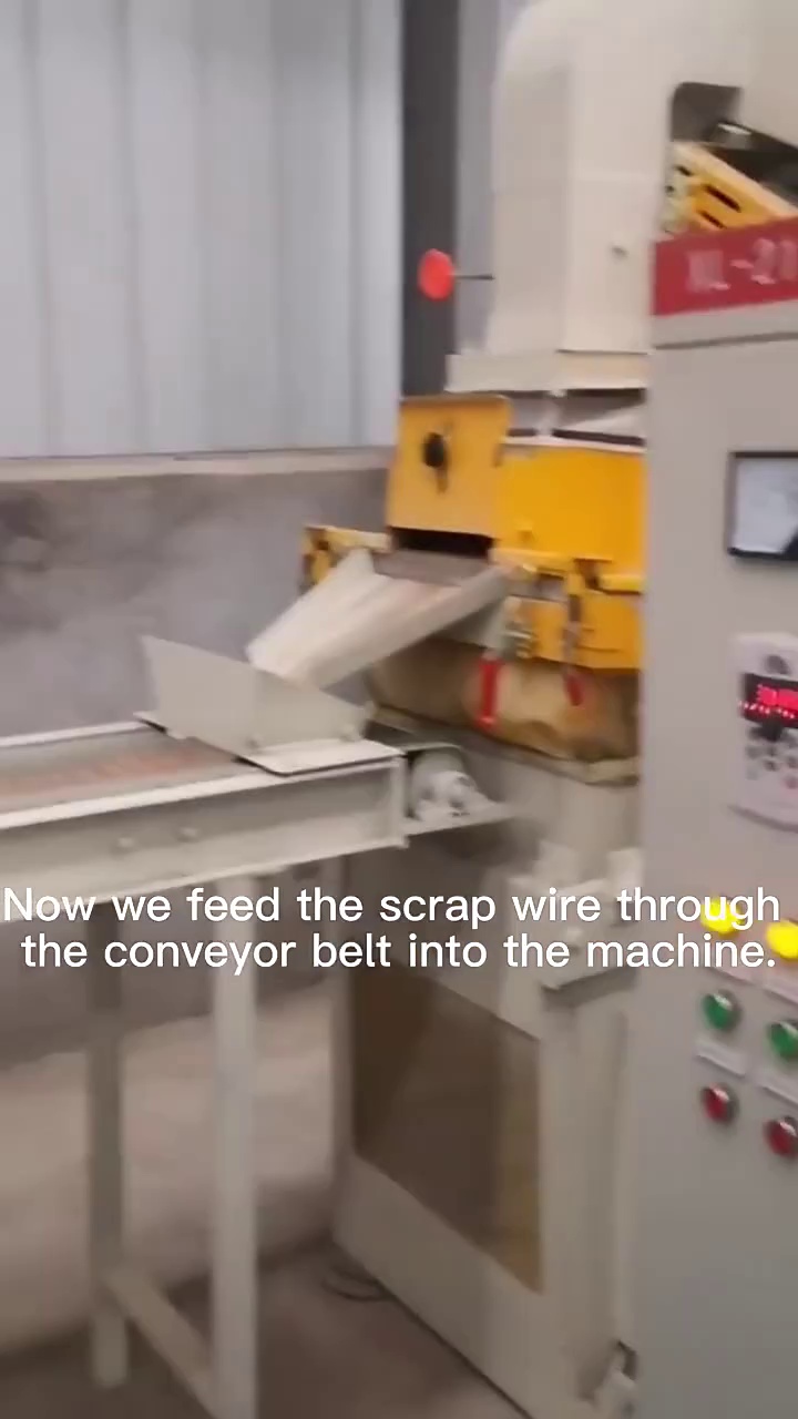 Automatic Cable Stripping and Copper Recycling Machine