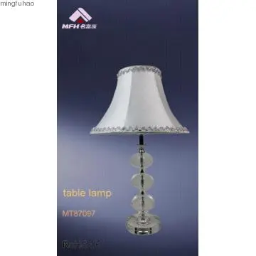 New fashion Modern Crsytal fabric shade Tablelamp
