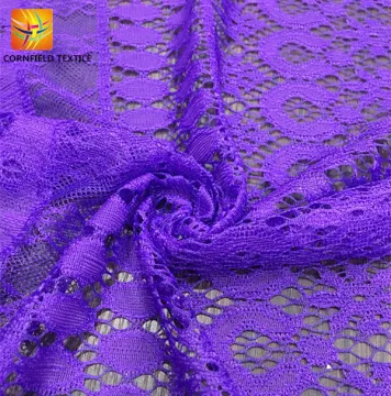 Factory graceful dyed lace fabric for cloth