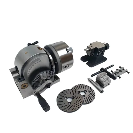 Semi-Universal Dividing Head for Milling Machine: BS-0, BS-1, BS-2, J-8 with 3-Jaw Chuck
