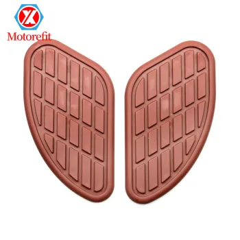 Retro Leather Fuel Tank Stickers for Harley and Cafe Racer - Non-Slip Design