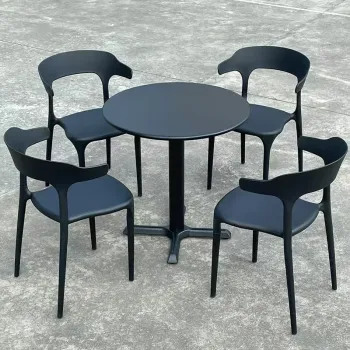Hot Selling Outdoor Carbon Steel Latte Tables for Garden Leisure