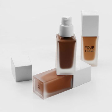 High-Quality Vegan Matte Finish Foundation for Dark Skin - Custom Private Label