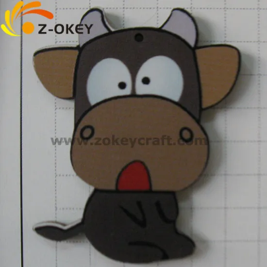 2016 creative funny Wholesale cow-shape wood fridge magnet alibaba com