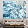 Short plush decorative tapestry