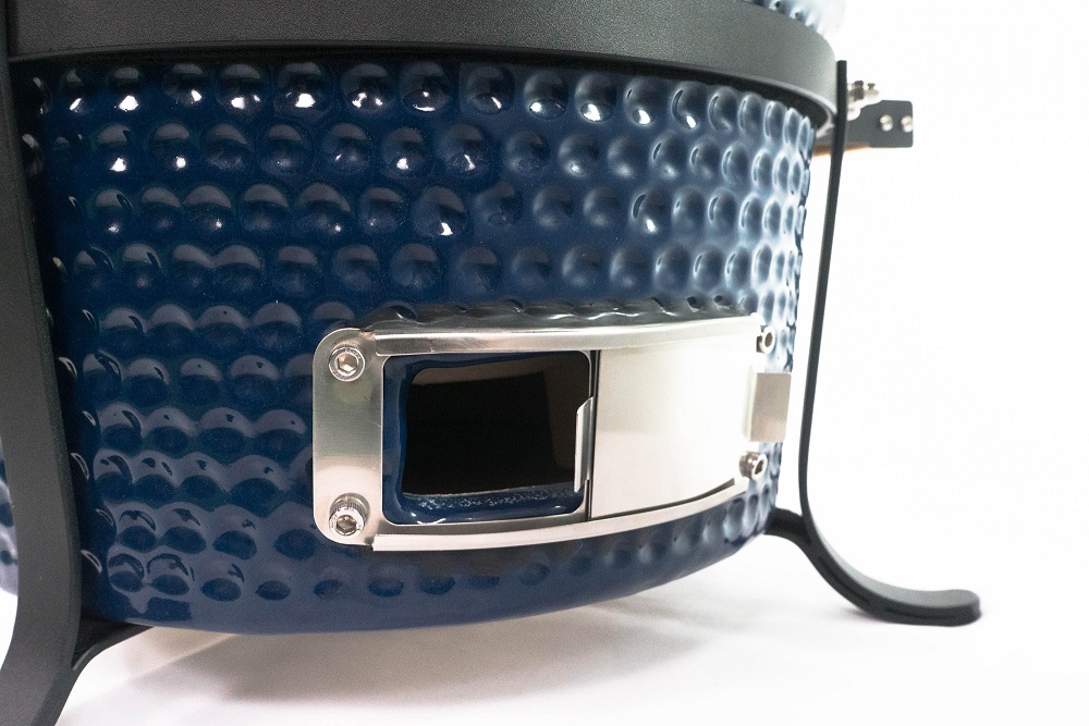 15 inch blue kamado grill
