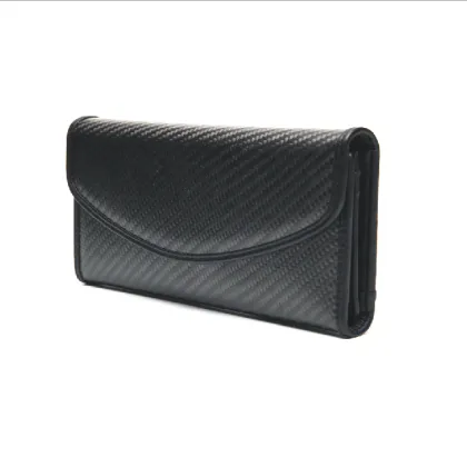 Carbon fiber women wallet