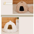 Semi-enclosed cat's nest cushion pet nest