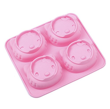 Stampo per torta al cioccolato in silicone Holle-Kitty a 4 facce