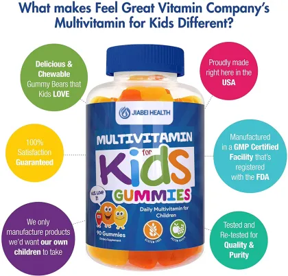 Kids Daily Gummy Multivitamin for Balanced Nutrition