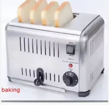 High-Quality Best-Selling Commercial Elegant Stainless Steel Electric 4-Slice Bread Toaster: The Ultimate Kitchen Companion