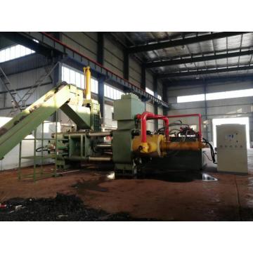 Steel Metal Shavings Chippings Swarf Horizontal Briquetter