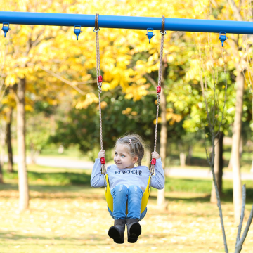 Premium Children's Outdoor Plastic Swing Garden Hanging Chair Swing Set