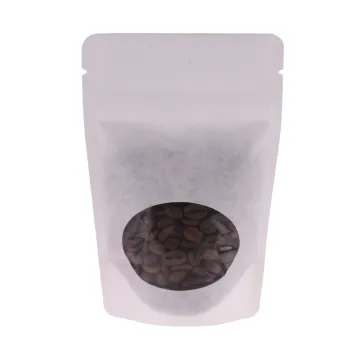 ziplock stand up kraft paper bag for nuts