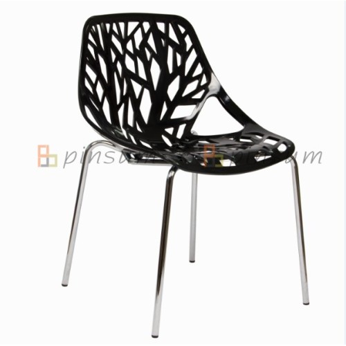 Metall-Außenstuhl Forest Armless Chair Gartenstuhl
