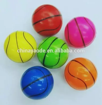Rubber bouncing balls toy/printed bouncy balls