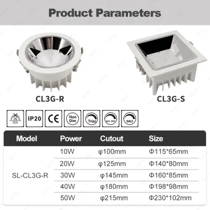 Zigbee Indoor Led Spotlight Retrofit Recessed Downlight