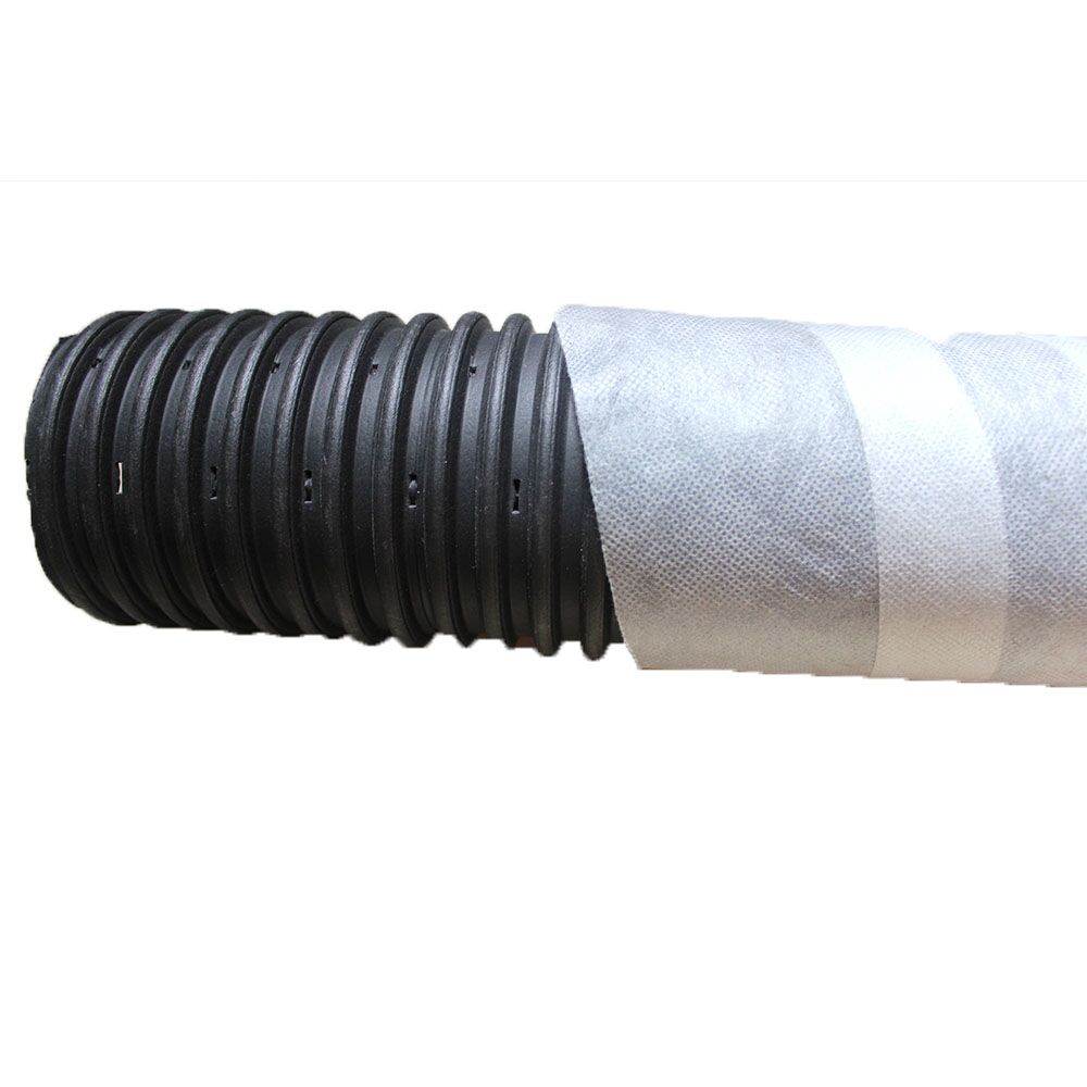 corruaged pipe with sock